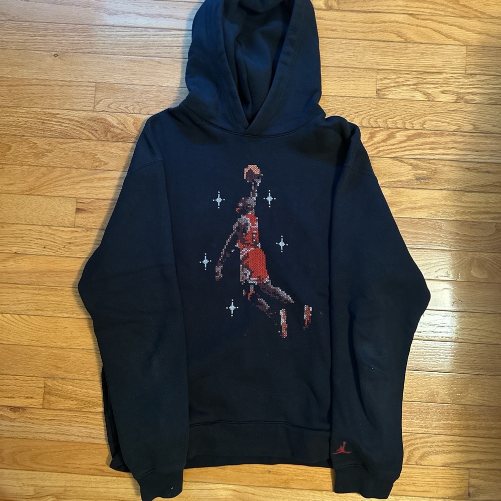 Black Michael Jordan Graphic Hoodie